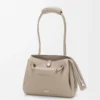 Borsa Madrid piccola in morbida pelle di vitello martellata Clay Borsa Madrid piccola in morbida pelle di vitello martellata Clay