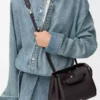 Borsa Madrid piccola in morbida pelle di vitello martellata Dark Ebony Borsa Madrid piccola in morbida pelle di vitello martellata Dark Ebony
