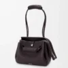 Borsa Madrid piccola in morbida pelle di vitello martellata Dark Ebony Borsa Madrid piccola in morbida pelle di vitello martellata Dark Ebony