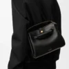 Borsa Madrid piccola in morbida pelle di vitello nera