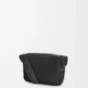 Borsa messenger militare XS in morbida pelle di vitello martellata Nero Borsa messenger militare XS in morbida pelle di vitello martellata Nero