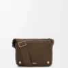 Borsa messenger Pebble media in morbida pelle di vitello martellata Tundra Borsa messenger Pebble media in morbida pelle di vitello martellata Tundra