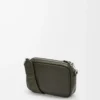 Borsa messenger Small Pebble in morbida pelle di vitello martellata Dark Khaki Borsa messenger Small Pebble in morbida pelle di vitello martellata Dark Khaki