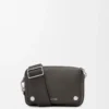 Borsa messenger Small Pebble in morbida pelle di vitello martellata Grigio scuro Borsa messenger Small Pebble in morbida pelle di vitello martellata Grigio scuro