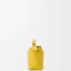 Borsa Mini Puzzle Edge in morbida pelle di vitello martellata Dandelion