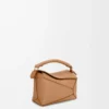 Borsa Mini Puzzle Edge in morbida pelle di vitello martellata Toffee Borsa Mini Puzzle Edge in morbida pelle di vitello martellata Toffee