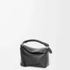 Borsa Mini Puzzle Edge in pelle di vitello classica nera Borsa Mini Puzzle Edge in pelle di vitello classica nera