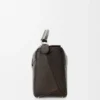 Borsa Panta grande Puzzle in pelle di vitello lucida marrone vintage
