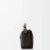 Borsa Panta piccola Puzzle in pelle di vitello lucida marrone vintage Borsa Panta piccola Puzzle in pelle di vitello lucida marrone vintage