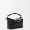 Borsa Panta small Puzzle in pelle di vitello lucida Nero Borsa Panta small Puzzle in pelle di vitello lucida Nero