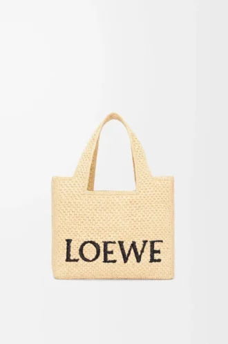 Borsa piccola LOEWE Font in rafia naturale Borsa piccola LOEWE Font in rafia naturale