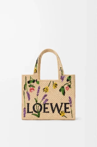 Borsa piccola LOEWE Font in rafia naturale Borsa piccola LOEWE Font in rafia naturale
