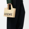 Borsa piccola LOEWE Font in rafia naturale Borsa piccola LOEWE Font in rafia naturale