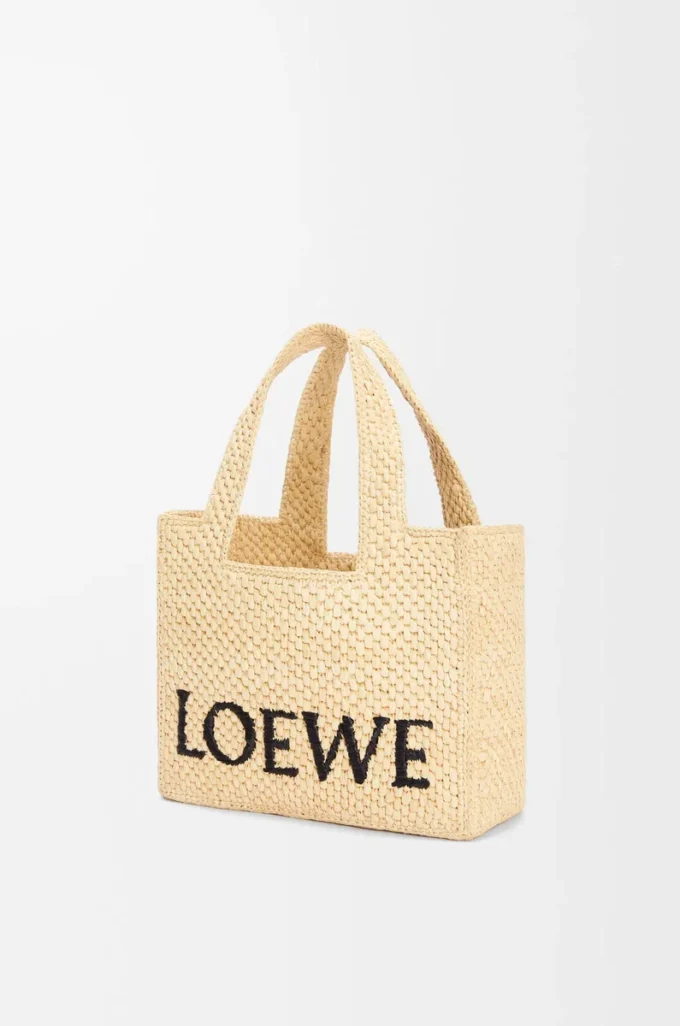 Borsa piccola LOEWE Font in rafia naturale Borsa piccola LOEWE Font in rafia naturale