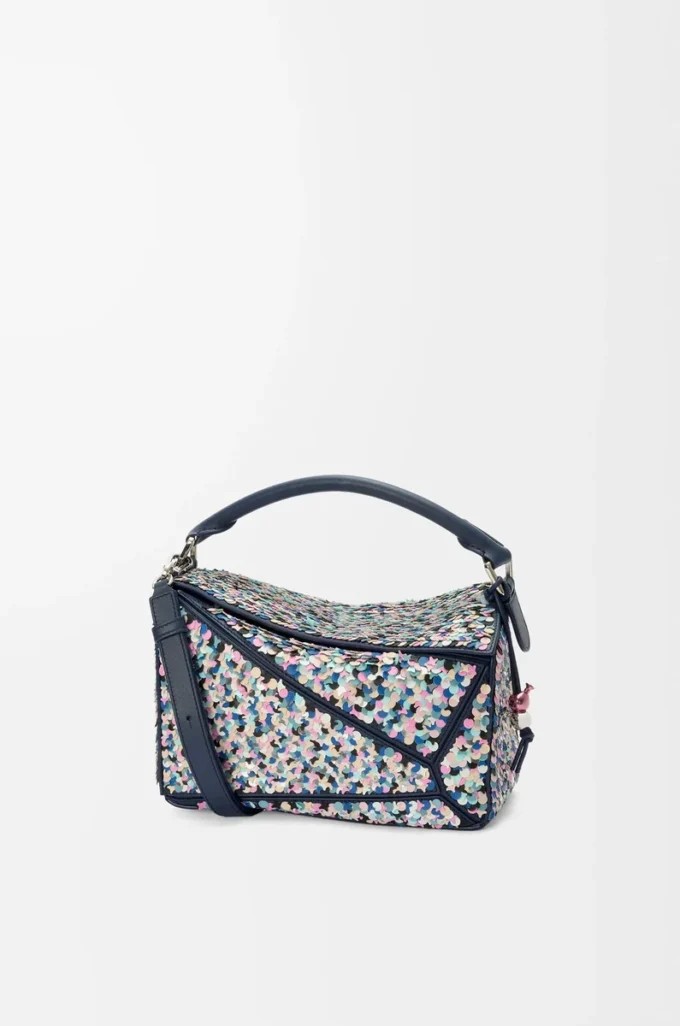 Borsa Puzzle 10 Confetti in classica pelle di vitello Multicolor Borsa Puzzle 10 Confetti in classica pelle di vitello Multicolor