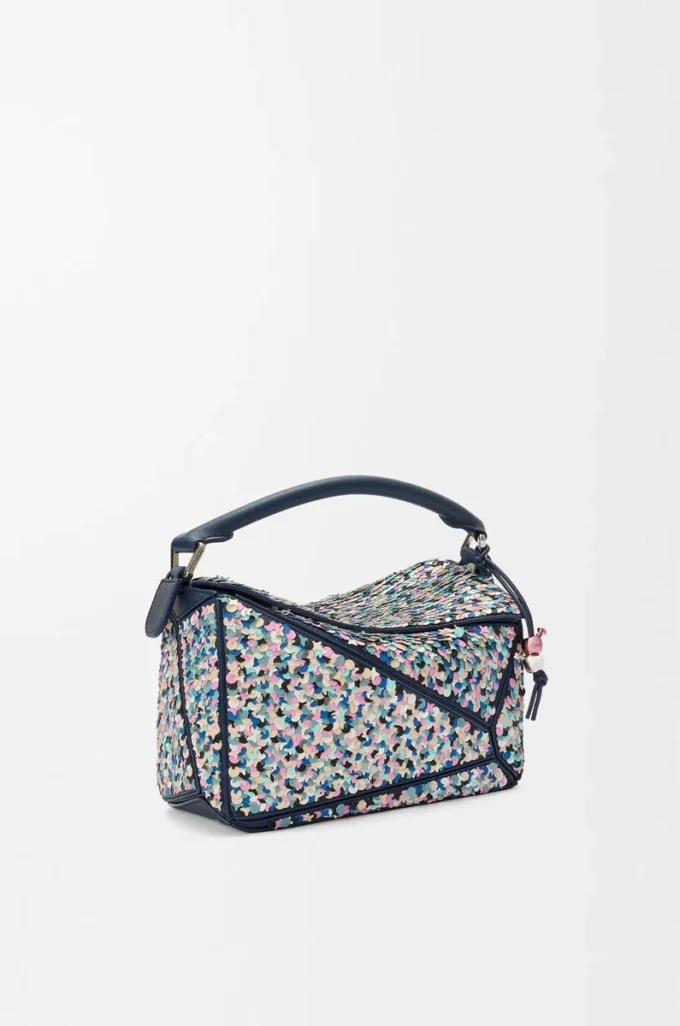 Borsa Puzzle 10 Confetti in classica pelle di vitello Multicolor Borsa Puzzle 10 Confetti in classica pelle di vitello Multicolor