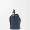 Borsa Puzzle Edge grande in classica pelle di vitello tinta indaco Borsa Puzzle Edge grande in classica pelle di vitello tinta indaco