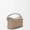 Borsa Puzzle Edge piccola in morbida pelle di vitello martellata argilla Borsa Puzzle Edge piccola in morbida pelle di vitello martellata argilla