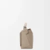 Borsa Puzzle Edge piccola in morbida pelle di vitello martellata argilla Borsa Puzzle Edge piccola in morbida pelle di vitello martellata argilla