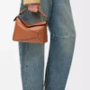 Borsa Puzzle Edge piccola in pelle di vitello classica Tan Borsa Puzzle Edge piccola in pelle di vitello classica Tan
