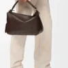 Borsa Puzzle Featherlight grande in pelle di agnello nappa Dark Chestnut Borsa Puzzle Featherlight grande in pelle di agnello nappa Dark Chestnut