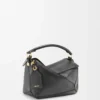 Borsa Puzzle Featherlight piccola in pelle di agnello nappa nera Borsa Puzzle Featherlight piccola in pelle di agnello nappa nera