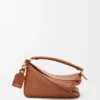 Borsa Puzzle Featherlight piccola in pelle di agnello nappa Pecan Borsa Puzzle Featherlight piccola in pelle di agnello nappa Pecan