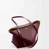 Borsa Puzzle Fold media in pelle di vitello lucida bordeaux scuro Borsa Puzzle Fold media in pelle di vitello lucida bordeaux scuro