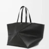Borsa Puzzle Fold XXL in pelle di vitello lucida Nero Borsa Puzzle Fold XXL in pelle di vitello lucida Nero
