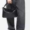 Borsa Puzzle grande in morbida pelle di vitello martellata nera Borsa Puzzle grande in morbida pelle di vitello martellata nera