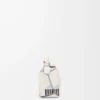 Borsa Puzzle mini Futurist Cat in classica pelle di vitello Soft White Borsa Puzzle mini Futurist Cat in classica pelle di vitello Soft White