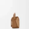 Borsa Puzzle piccola in pelle di vitello classica e pelle scamosciata Oak Borsa Puzzle piccola in pelle di vitello classica e pelle scamosciata Oak