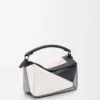Borsa Puzzle piccola in pelle di vitello nappa Grigio/Light Ghost Borsa Puzzle piccola in pelle di vitello nappa Grigio/Light Ghost