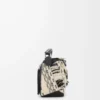 Borsa Puzzle piccola in tessuto intrecciato nero/bianco Borsa Puzzle piccola in tessuto intrecciato nero/bianco