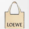 Borsa tote LOEWE Font grande in rafia Naturale Borsa tote LOEWE Font grande in rafia Naturale