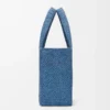 Borsa tote LOEWE Font media in rafia Azzurro Borsa tote LOEWE Font media in rafia Azzurro