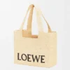 Borsa tote LOEWE Font media in rafia naturale Borsa tote LOEWE Font media in rafia naturale