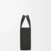 Borsa tote LOEWE Font piccola in rafia Nero Borsa tote LOEWE Font piccola in rafia Nero
