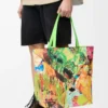 Borsa tote XL Puzzle Fold in classica pelle di vitello verde vivido/multicolore Borsa tote XL Puzzle Fold in classica pelle di vitello verde vivido/multicolore