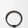 Bracciale Anagram Bombé in pelle di vitello Nero Bracciale Anagram Bombé in pelle di vitello Nero
