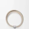 Bracciale Anagram Bombé intrecciato in pelle di vitello Corda Bracciale Anagram Bombé intrecciato in pelle di vitello Corda