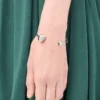 Bracciale Anagram Pebble in argento sterling Argento Bracciale Anagram Pebble in argento sterling Argento
