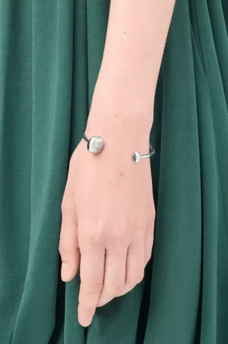 Bracciale Anagram Pebble in argento sterling Argento Bracciale Anagram Pebble in argento sterling Argento