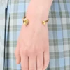 Bracciale Anagram Pebble in argento sterling Oro Bracciale Anagram Pebble in argento sterling Oro