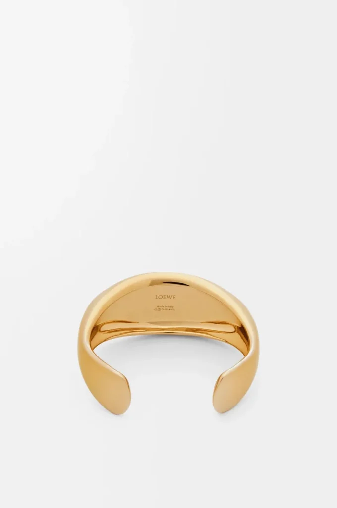 Bracciale con sigillo in argento sterling Oro Bracciale con sigillo in argento sterling Oro