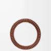 Bracciale Interlock in pelle di vitello classica Tan Bracciale Interlock in pelle di vitello classica Tan