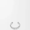 Bracciale intrecciato grande in argento sterling Argento Bracciale intrecciato grande in argento sterling Argento