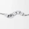 Bracciale Pebble Cube in argento sterling Argento