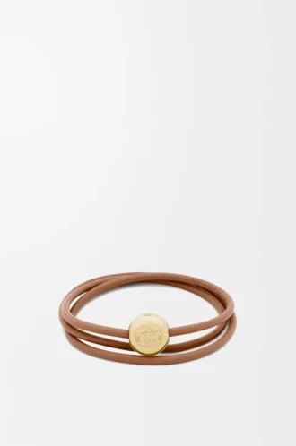 Bracciale Pebble in pelle di vitello Warm Desert