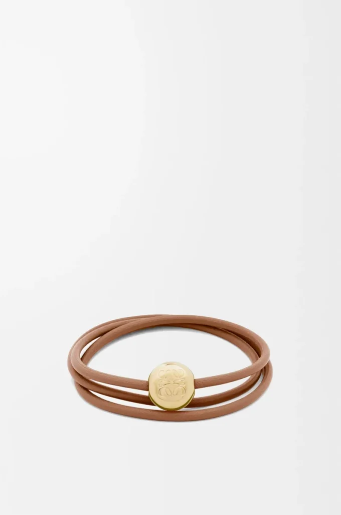 Bracciale Pebble in pelle di vitello Warm Desert Bracciale Pebble in pelle di vitello Warm Desert